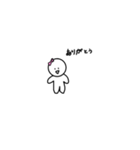 棒人間の女の子（個別スタンプ：13）