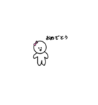 棒人間の女の子（個別スタンプ：14）