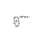 棒人間の女の子（個別スタンプ：20）