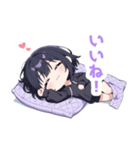 まったり無気力な女の子スタンプ（個別スタンプ：37）