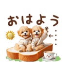 名入れ敬語の癒しトイプードル（個別スタンプ：2）