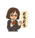 ジト目の女の子スタンプbyはる（個別スタンプ：14）