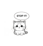 子猫の一言イラスト編-4（個別スタンプ：27）