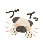 毎日つかえる♡にっこり犬と筆文字【再販】（個別スタンプ：34）