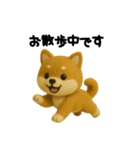柴犬の一年中使えるスタンプ(羊毛)（個別スタンプ：30）