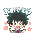 ちびきゃら僕のヒーローアカデミア（個別スタンプ：1）