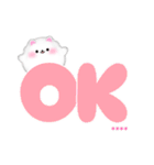 ポメラニアンです♡名前入力OK敬語カスタム（個別スタンプ：17）