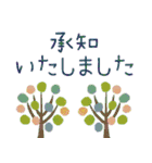 背景が動く✨北欧風ほっこり癒しの丁寧敬語（個別スタンプ：7）