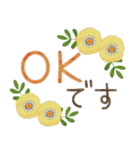 背景が動く✨北欧風ほっこり癒しの丁寧敬語（個別スタンプ：8）