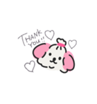 マルチーズのぷぷちゃん（個別スタンプ：3）
