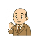 中年の星？ゆきの介の頑張るスタンプ！（個別スタンプ：7）