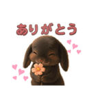 しろいうさぎとくろいうさぎPart3（個別スタンプ：2）