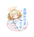 ふんわり天使の女の子スタンプ（個別スタンプ：16）