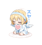 ふんわり天使の女の子スタンプ（個別スタンプ：23）