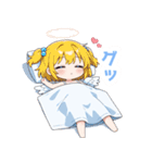 ふんわり天使の女の子スタンプ（個別スタンプ：27）