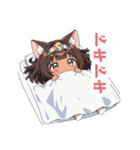 まったりエジプト猫の女の子スタンプ（個別スタンプ：4）
