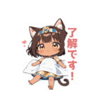 まったりエジプト猫の女の子スタンプ（個別スタンプ：6）