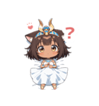 まったりエジプト猫の女の子スタンプ（個別スタンプ：7）