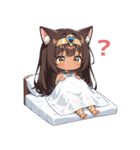まったりエジプト猫の女の子スタンプ（個別スタンプ：13）
