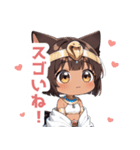 まったりエジプト猫の女の子スタンプ（個別スタンプ：23）