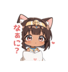 まったりエジプト猫の女の子スタンプ（個別スタンプ：25）