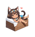 まったりエジプト猫の女の子スタンプ（個別スタンプ：27）
