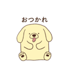 恋人に嫉妬する甘えん坊犬（個別スタンプ：30）