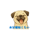 パグの脳内（個別スタンプ：4）