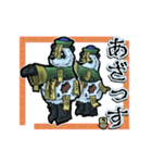 アンデッド動く⚰️パンダキョンシー（個別スタンプ：1）