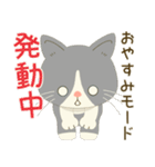 五月病絶賛こじらせ中！【ハチワレコンビ】（個別スタンプ：4）