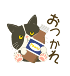 五月病絶賛こじらせ中！【ハチワレコンビ】（個別スタンプ：23）