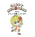【再販】よく使う言葉＆年末年始inハワイ（個別スタンプ：36）