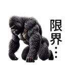 【無気力】イケメンゴリラ（個別スタンプ：21）