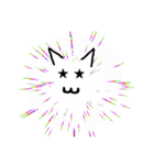 様子のおかしい変な白いねこ。（個別スタンプ：33）