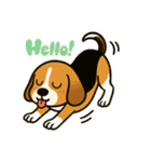 犬の世界のボボ、ビーグルの日常（個別スタンプ：25）