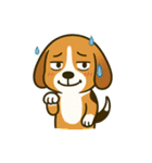 犬の世界のボボ、ビーグルの日常（個別スタンプ：26）