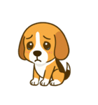 犬の世界のボボ、ビーグルの日常（個別スタンプ：34）
