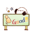 優しい色合いのふんわりシマエナガちゃん2（個別スタンプ：18）