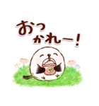 優しい色合いのふんわりシマエナガちゃん2（個別スタンプ：28）