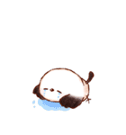 優しい色合いのふんわりシマエナガちゃん2（個別スタンプ：31）