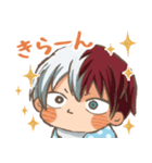 かわいい！ベビろきくん2ヒロアカ(轟焦凍)（個別スタンプ：8）