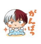 かわいい！ベビろきくん2ヒロアカ(轟焦凍)（個別スタンプ：10）