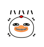 目つきの悪いニワトリ（ダジャレ)（個別スタンプ：17）