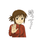 大人女性日常会話02・赤いジャージ（個別スタンプ：15）