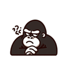 面白ゴリラ君たち（個別スタンプ：9）