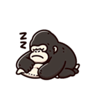 面白ゴリラ君たち（個別スタンプ：13）