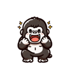 面白ゴリラ君たち（個別スタンプ：22）