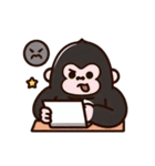 面白ゴリラ君たち（個別スタンプ：24）