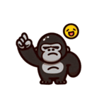 面白ゴリラ君たち（個別スタンプ：36）
