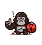 面白ゴリラ君たち（個別スタンプ：37）